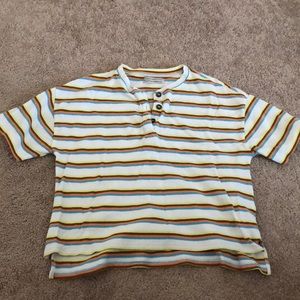 Urban Outfitters Toni Stripped Henley Tee size XS